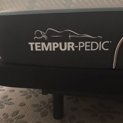 Tempur-Pedic Mattress Cal King And FRAME Used