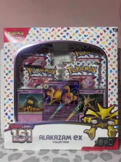 151 pokemon Alakazam box