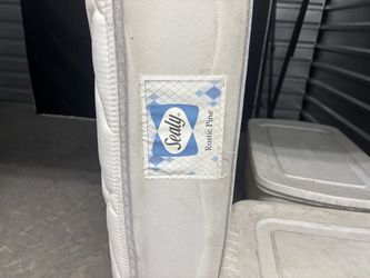 Sealy queen Mattress, box spring and frame