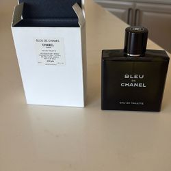 Chanel Bleu De Chanel Eau De Toilette Full Size Tester NEW 3.4 Fl Oz 