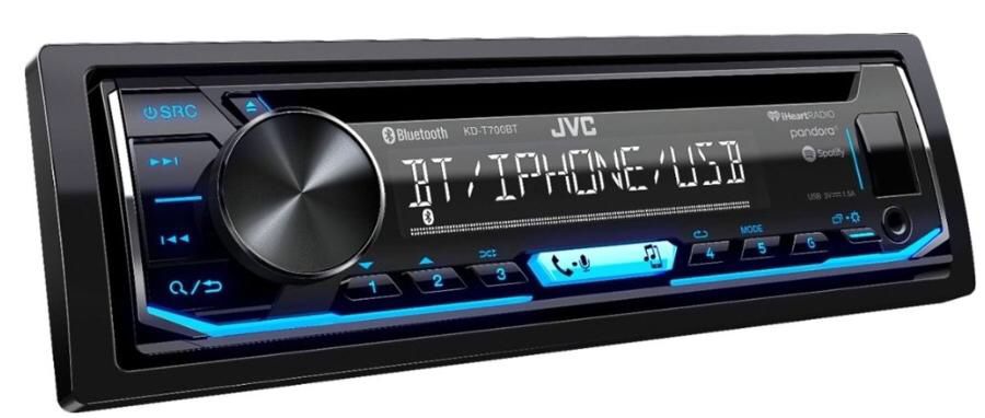JVC in dash Bluetooth mp3 AM/FM Radio Receiver