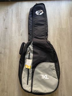 TKL Guitar Backpack Case Gig Bag Padded Soft Black Gray 41" Long Used Good