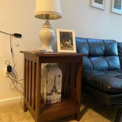 Handmade Oak End Table (Customizable)