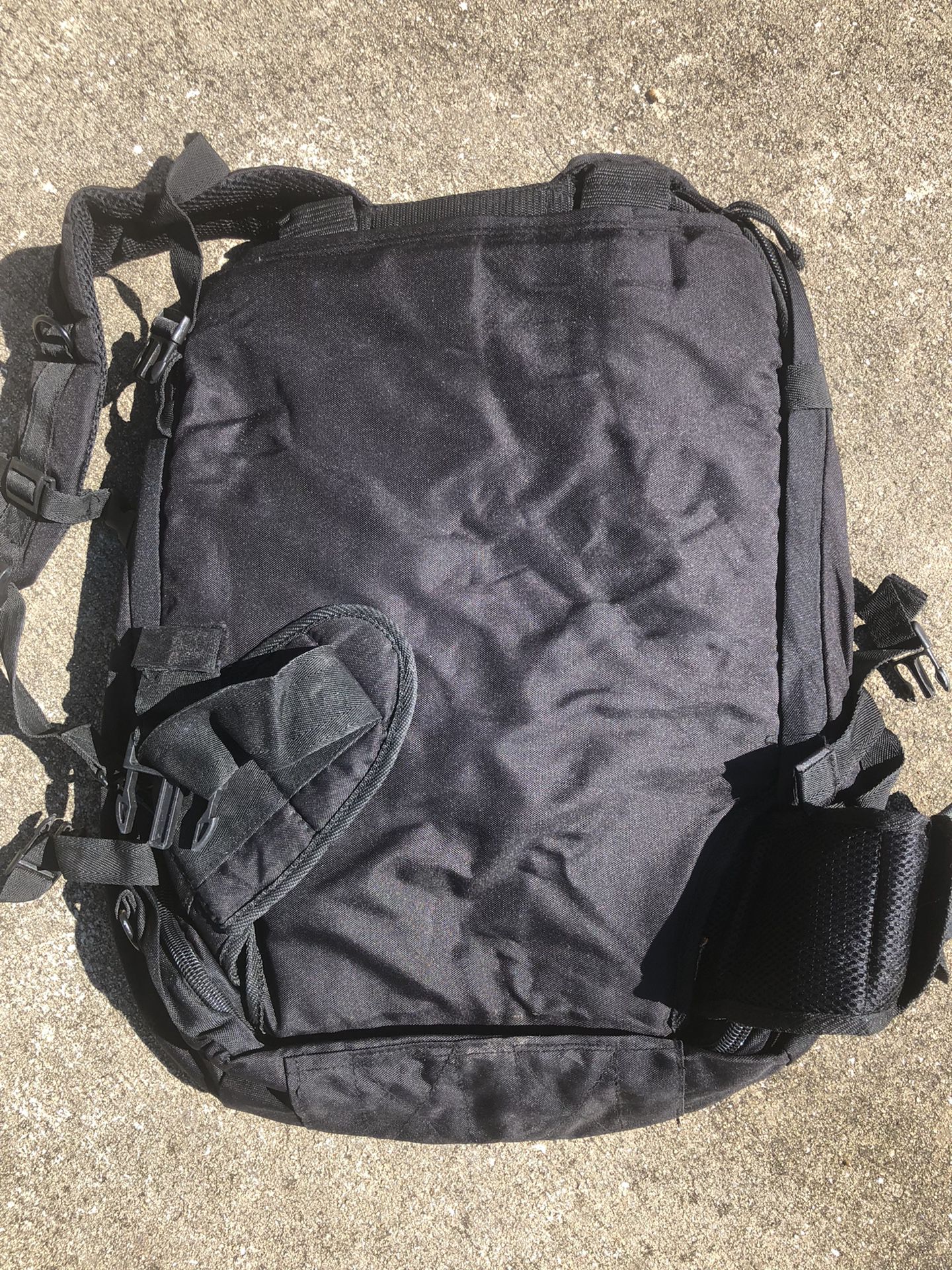 Black Military backpack