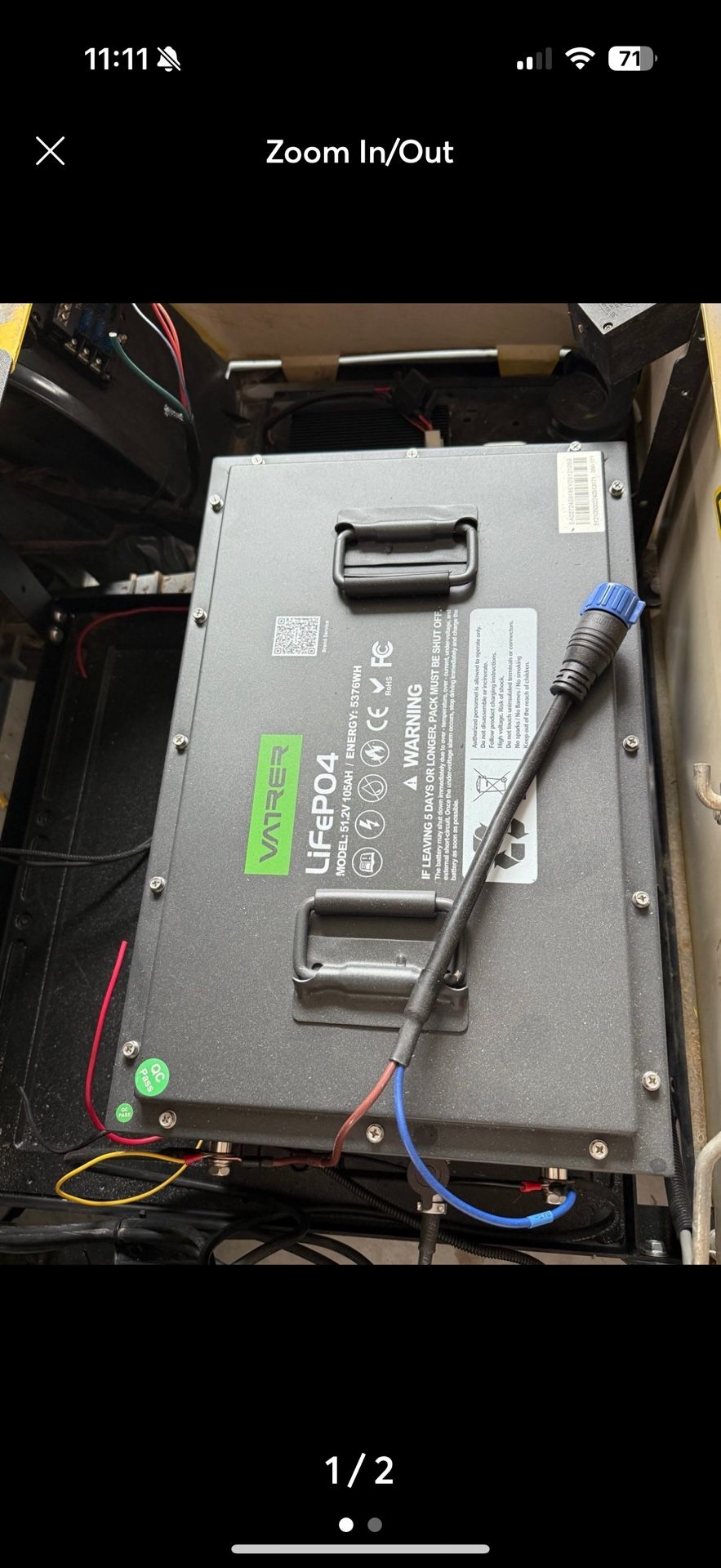 Vatrer Lithium Ion Battery