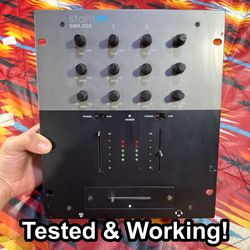 Stanton Smx202 2 Channel DJ Mixer - Black Gray TESTED! READ!