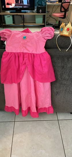 Princess peach girls costume size 4/6