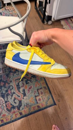 WSize 11.5 M10- Travis Scott x Air Jordan 1 Retro OG SP Low Canary