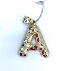 10Kt Yellow Gold Puff Nugget A Pendant 2.30g 197062/9