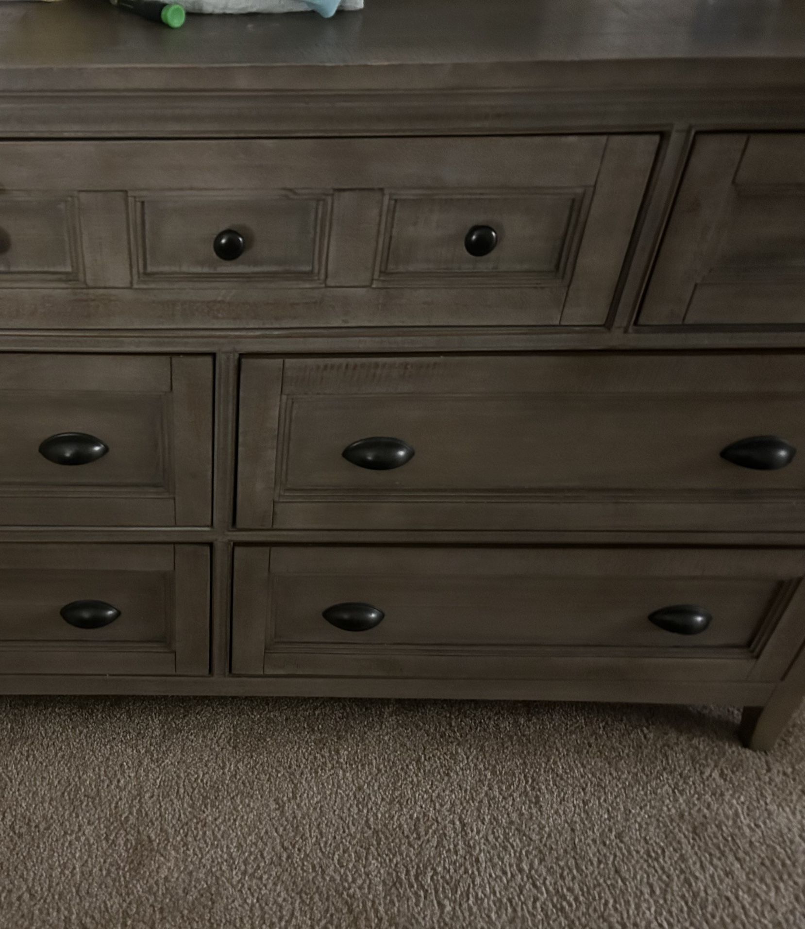 ing bed headboard with frame, night stands, storage under bed, with dresser and mirror