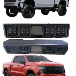 NEW CUSTOM BOX PORTED 4 KICKER L7s 8” subwoofers for CHEVY SILVERADO GMC SIERRA 2019-2026