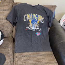 Size,XL, vintage Chargers, San Diego Football T-Shirt.