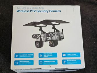 Dual Lens Solar Wireless PTZ Security Cameras
