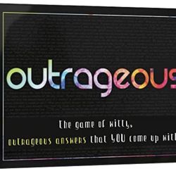 Brand new “Outrageous”Family Party Game - Game for Family Game Night - great for New Year’s Eve
