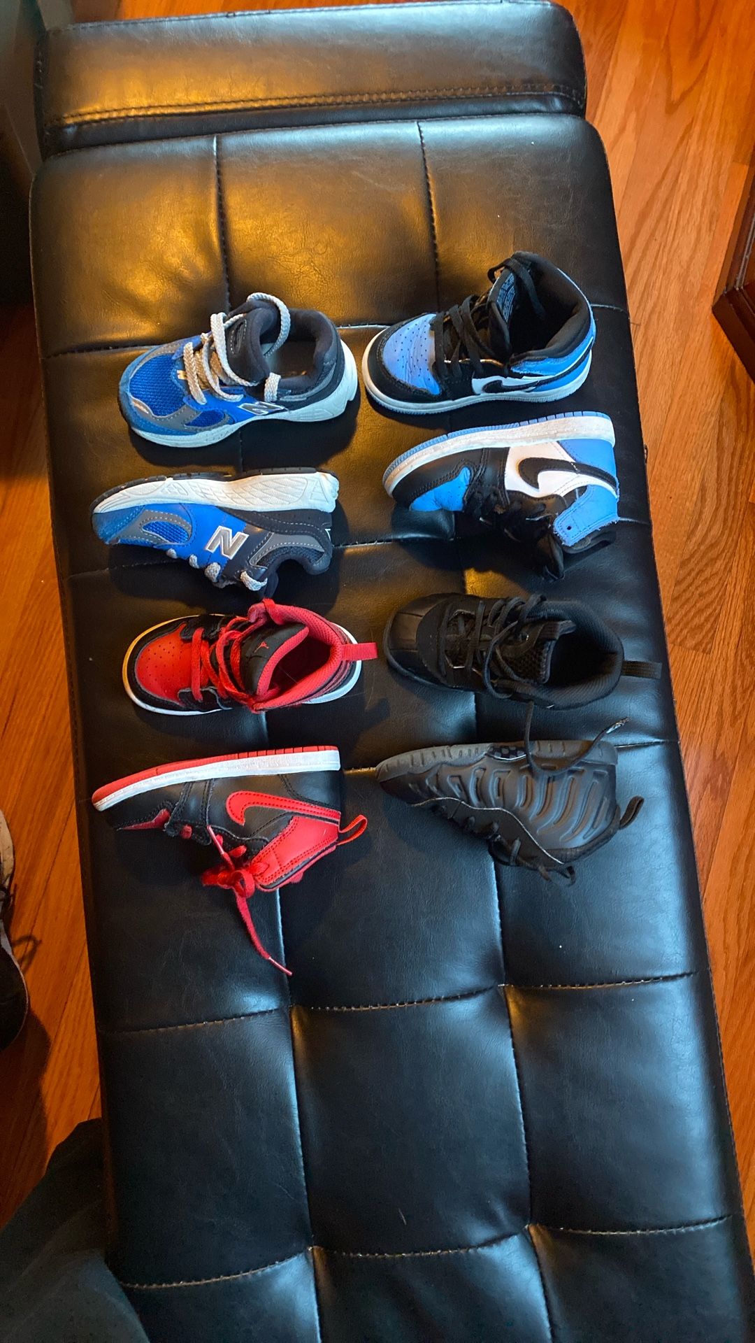 Nike And new balance sneakers $15 . Each