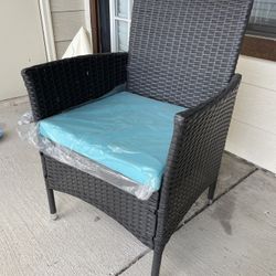 Teal patio Furniture Set 