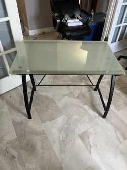 Glass Office Table
