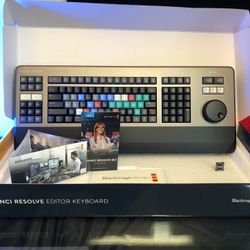 Blackmagic Davinci Resolve Editor Keyboard EOS Studio Software