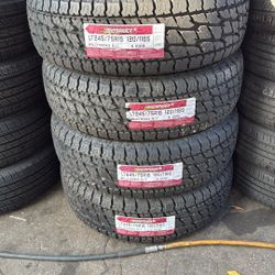 New Tires Installed/ Llantas Nuevas Instaladas 245/75/16 Land Spider Tires