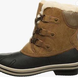 NEW Size 5 Women Ginnie Duck Boot Cold Weather Winter Boots Brown