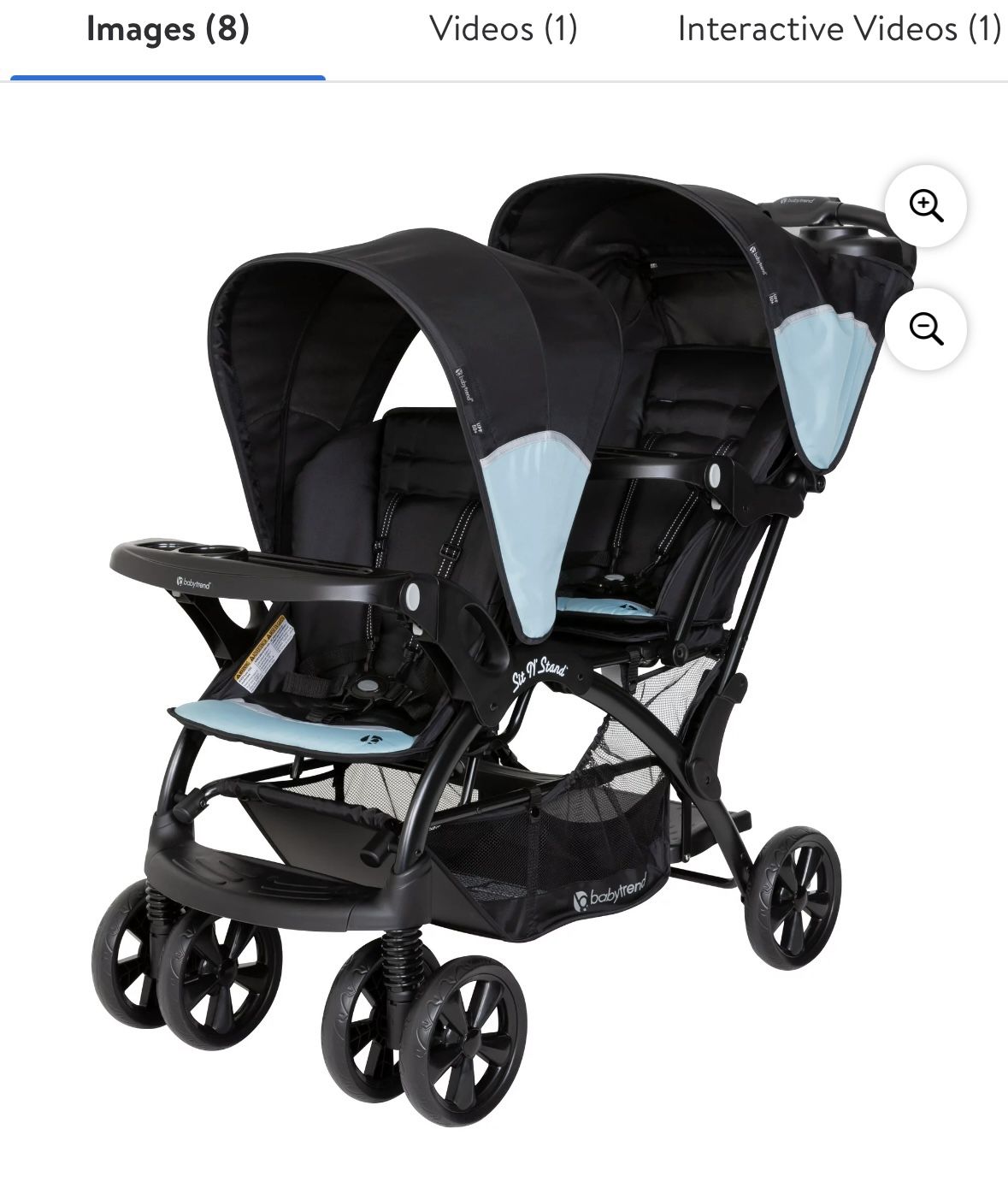 Baby Trend Sit N' Stand Strollers, Solid Print Desert Blue