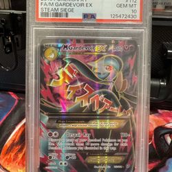 Pokemon PSA 10 M Gardevoir EX #112 Full Art Steam Siege