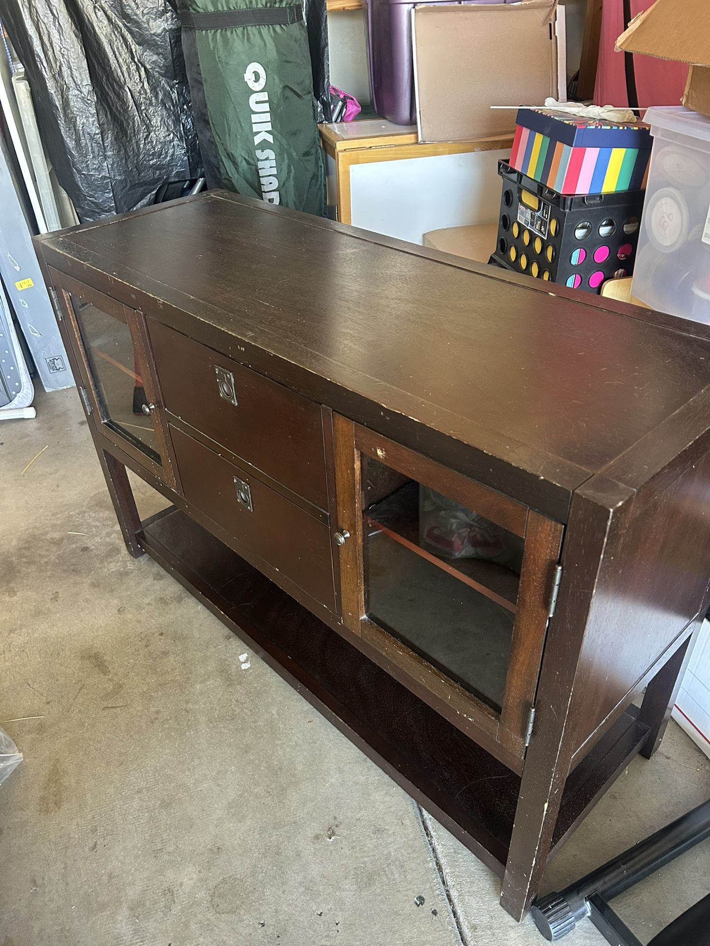 Dark Wood Console Table / Sideboard / Entryway Table