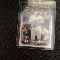 Yoshinobu Yamamoto Rookie Card