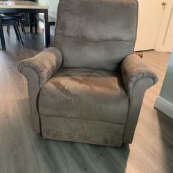 Fabric Power Lift Reclining Armchair