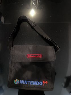 Nintendo 64 - Black Messenger Bag - Vintage - Great Condition