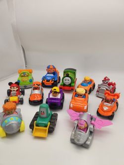 (13 Pcs for $14), Variety Trains/Cars/Airplane Toddler Pull and Push Toys