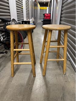 Wood stools