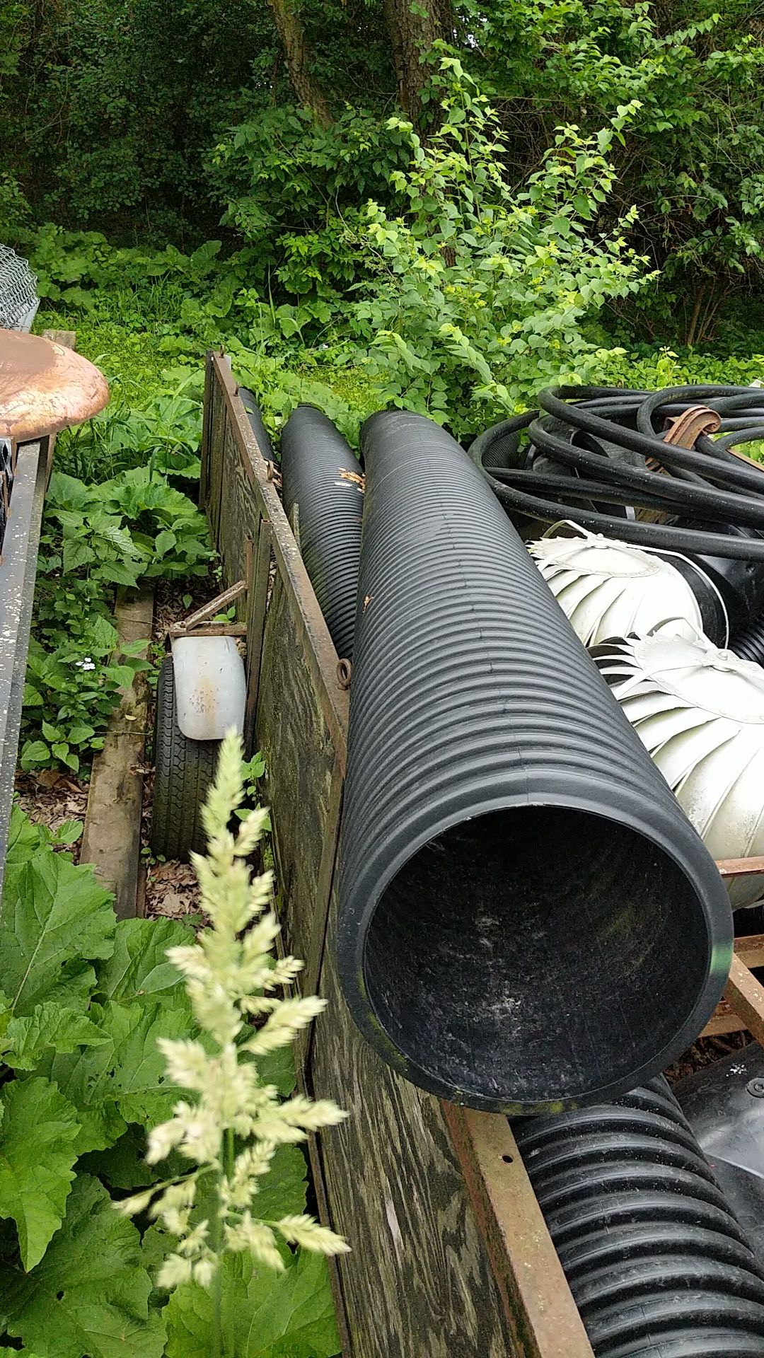 Plastic culvert approximately 20 ft long for Sale in West Chicago, IL