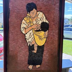 Hand Painted From Guatemala 29x44 Inches 