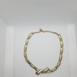 Coro Gold Tone Choker/necklace 