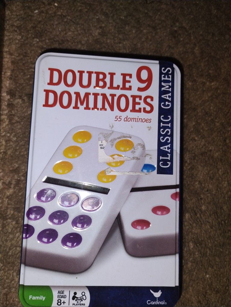 Double 9 Dominos