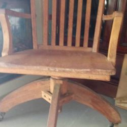 Antique All Original Attorney Bankers Murphy Chair