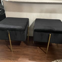 Matching Ottomans Glam $50 for both