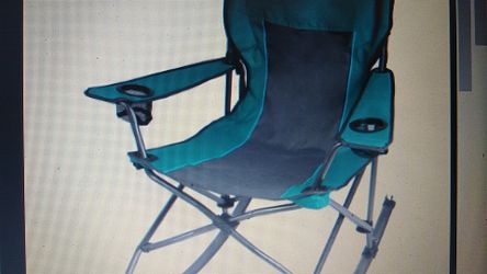 Ozark Trail Quad Rocking Camp Chair with Cup Holders, Green