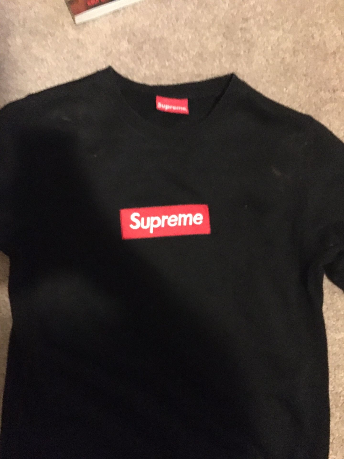 Supreme Sweater Red Box Logo