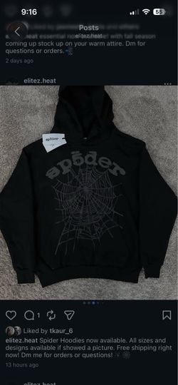 Spider hoodie