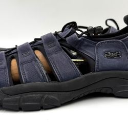 KEEN Newport H2 Men’s Size 10.5 Sandals Blue Waterproof Hiking Outdoor Shoes