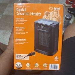 Soleil 1500W Digital Ceramic Electric Space Heater