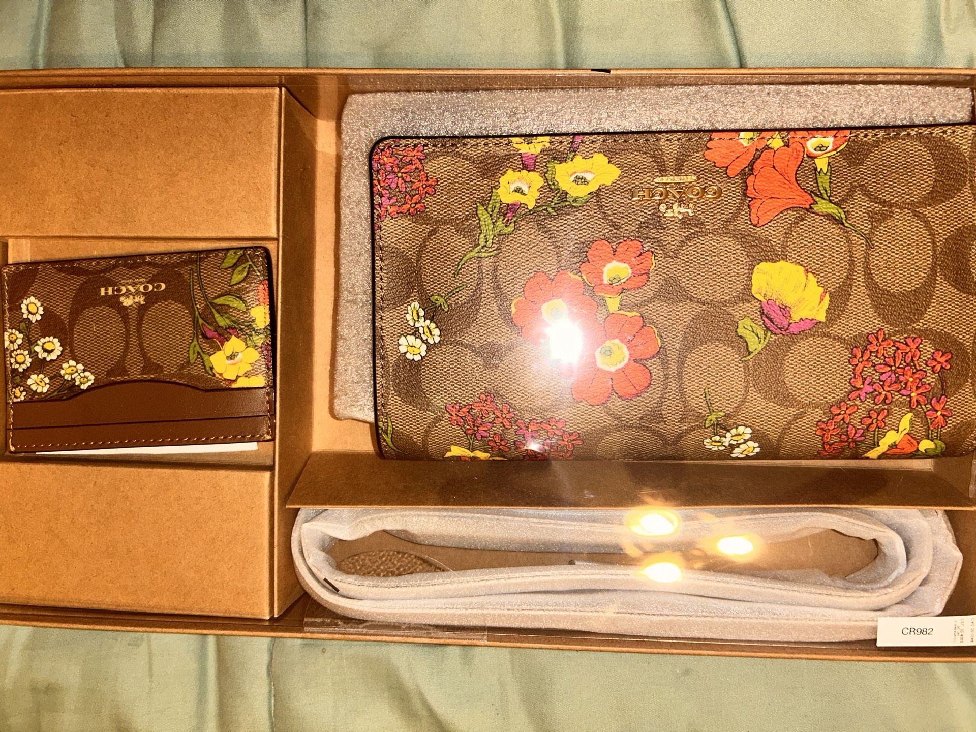 Coach Purse And Wallet Set