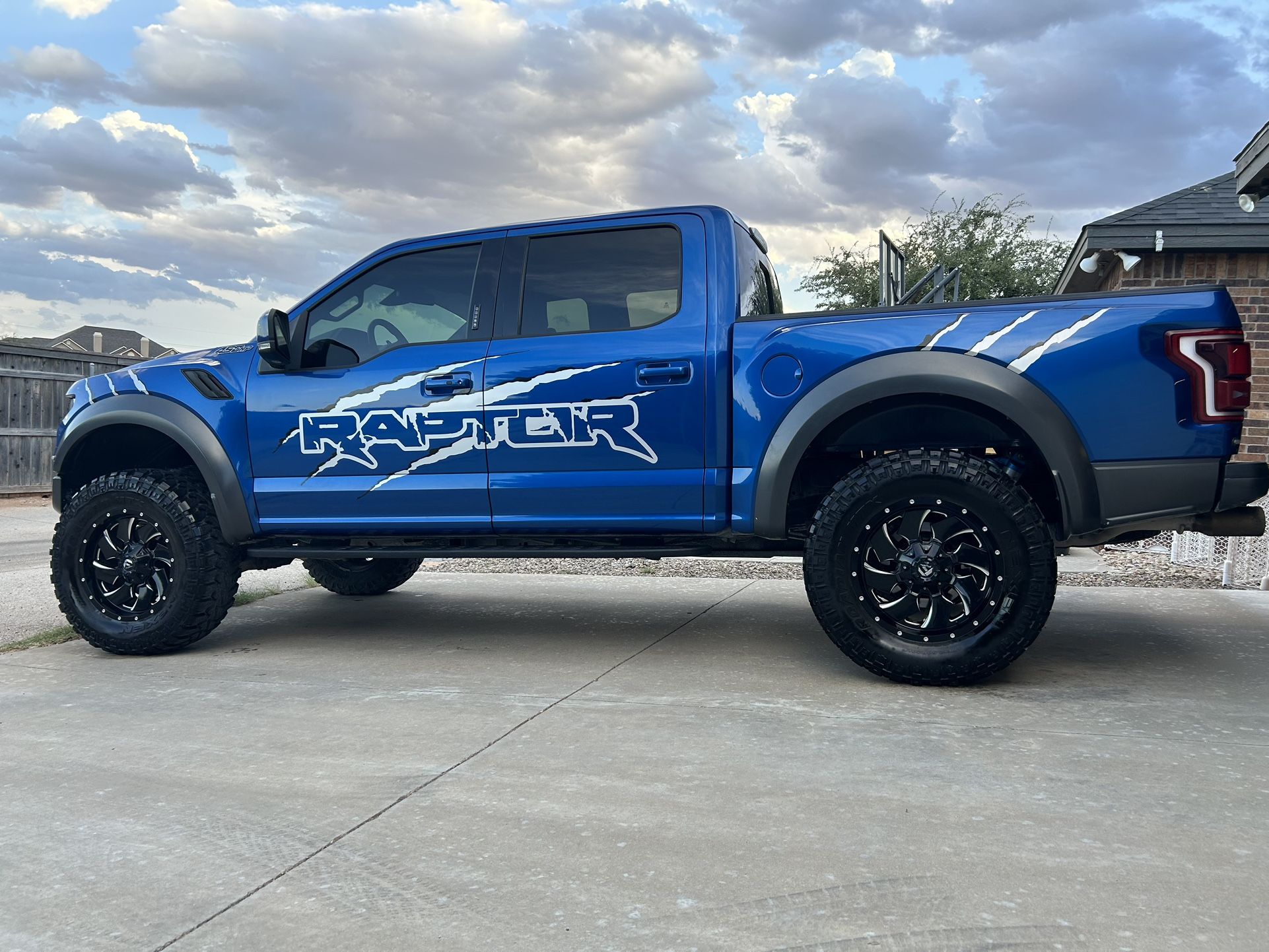 2018 Blue Ford Raptor
