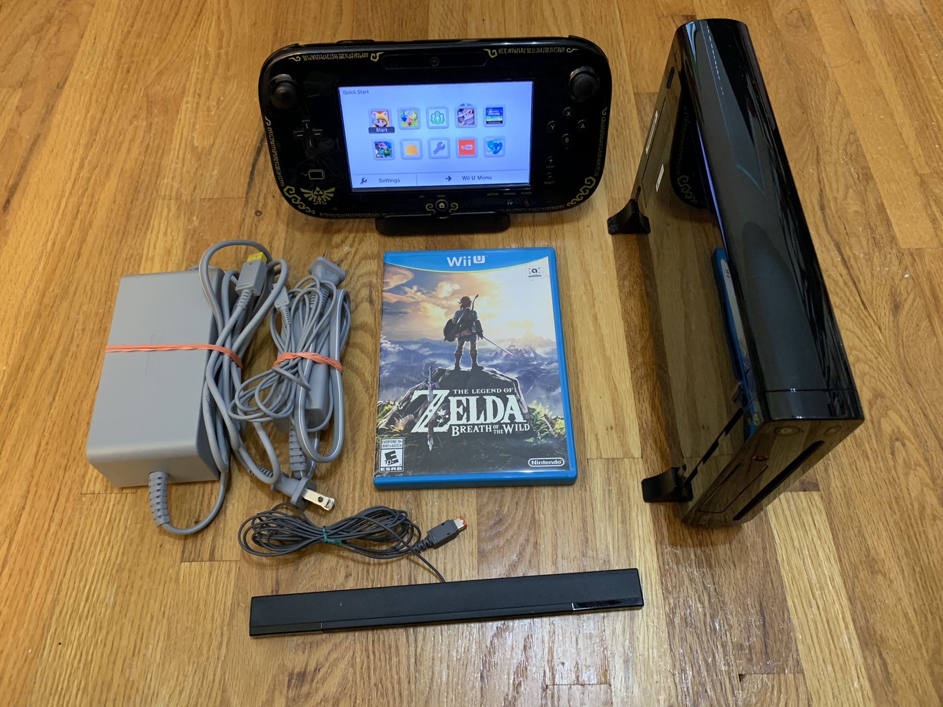 Wii U Zelda Special Edition System with Zelda Breath of the Wild game