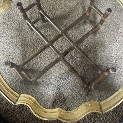 Authentic 1960s’ Solid brass & Bamboo Coffee Table