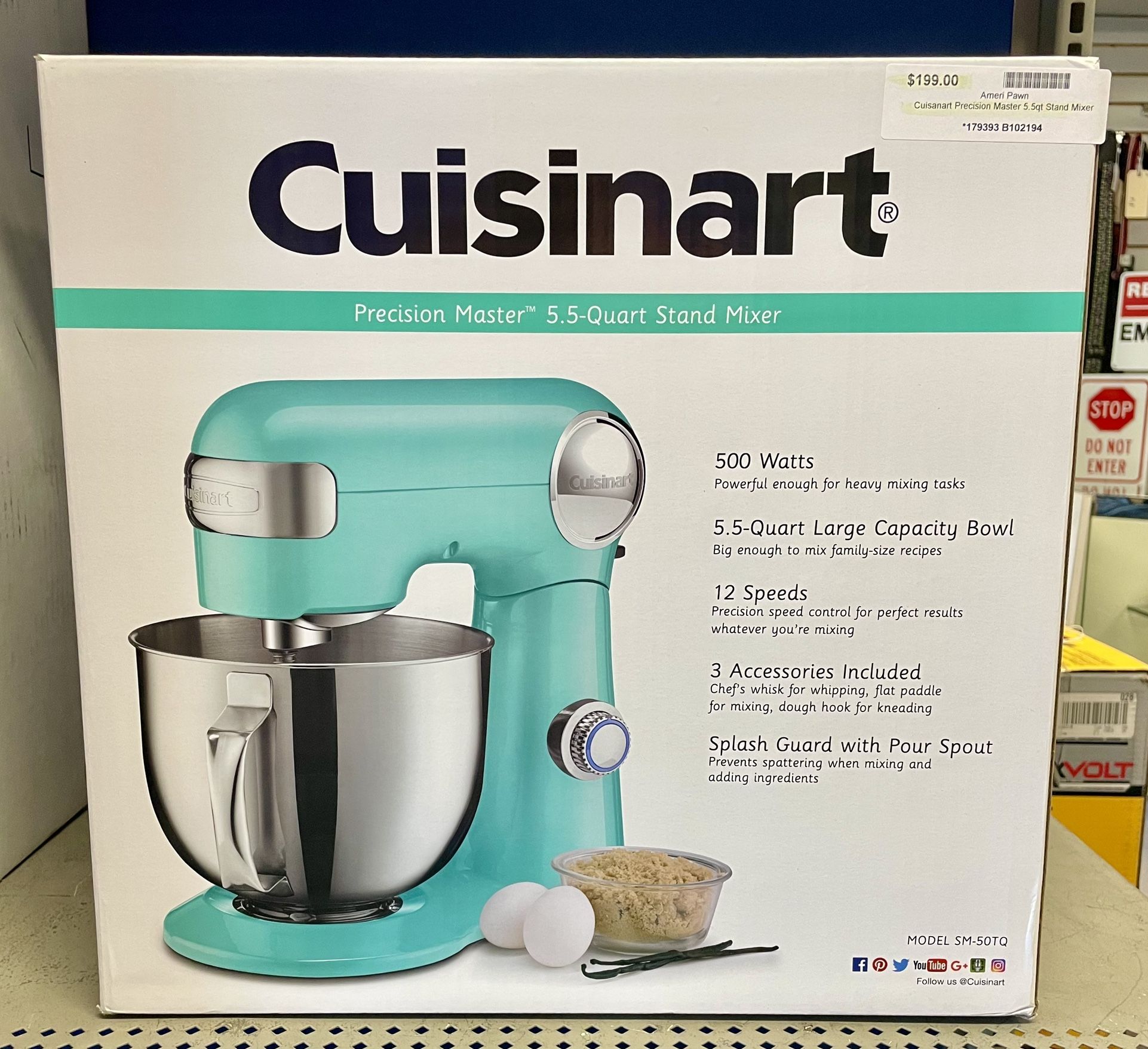 Cuisinart 5.5 Quart Stand Mixer SM-50TQ - New In Box