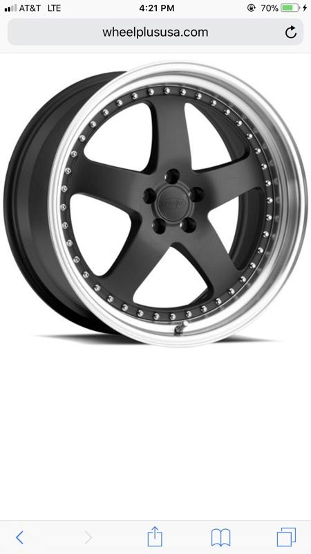 Privat legende 18 inch rims with new tires