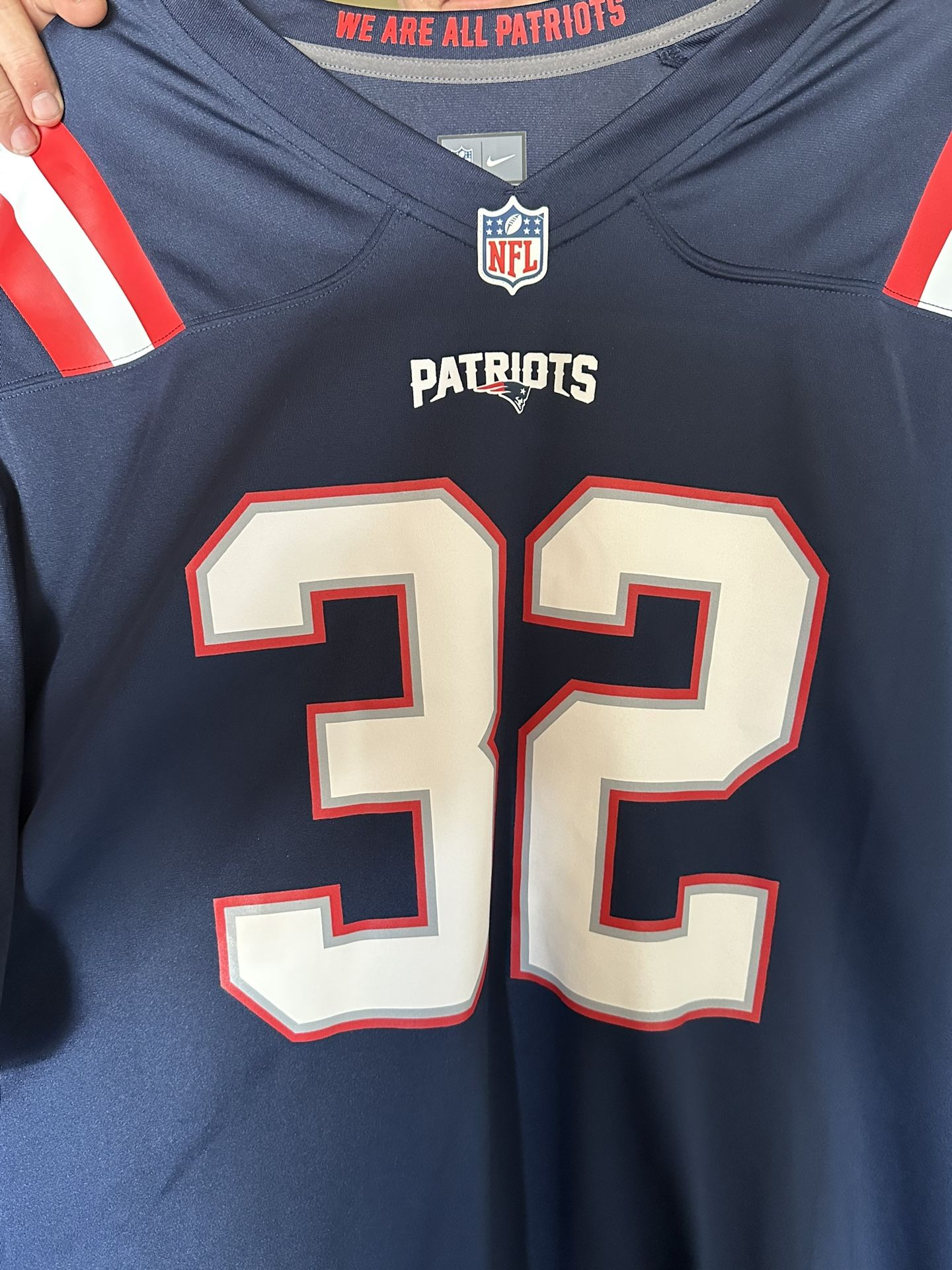 Men's New England Patriots Devin McCourty Nike Navy Game Jersey 
